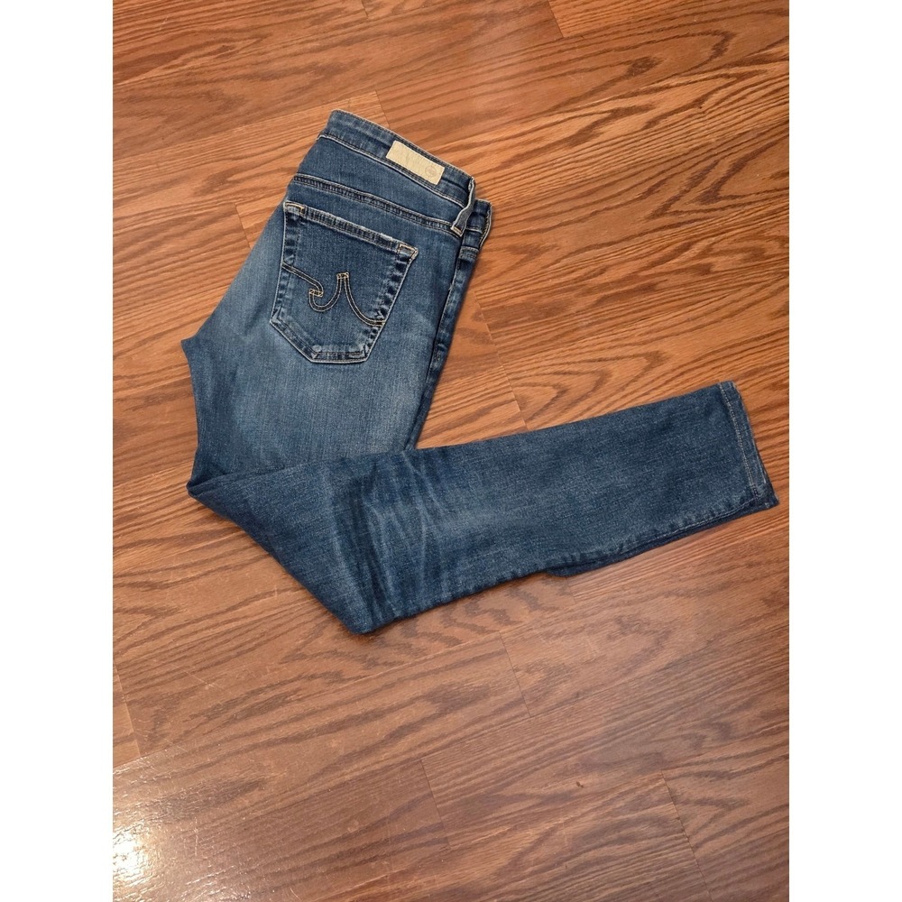 AG‎ Adriano Goldschmied The Legging Ankle Super Skinny Jeans Blue 26R 12Y-BDK